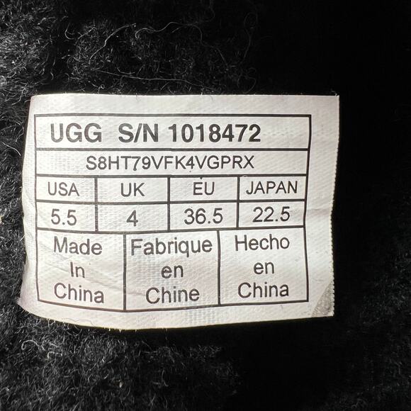 UGG Australia Womens 5.5 Janina Waterproof Knee High Boot 1018472 Black NWOT - Picture 6 of 12